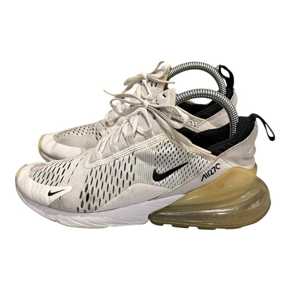 Nike Air Max 270 Shoes Womens Size 9 White Mesh Running Sneakers AH6789-100 - Picture 3 of 12